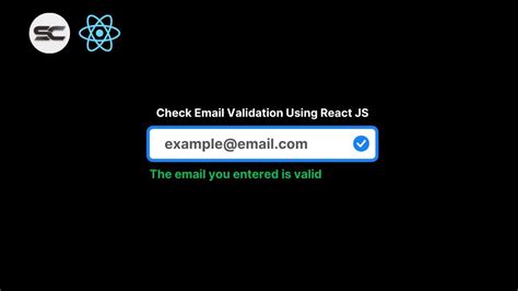 Check Email Validation Using React Js How To Check Email Valid Or Not