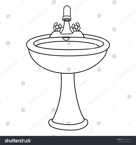 Sink Coloring Page