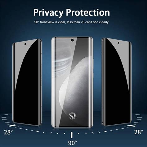 Pcs Anti Spy Privacy Full Curved Hydrogel Film For Oneplus Nord Ce