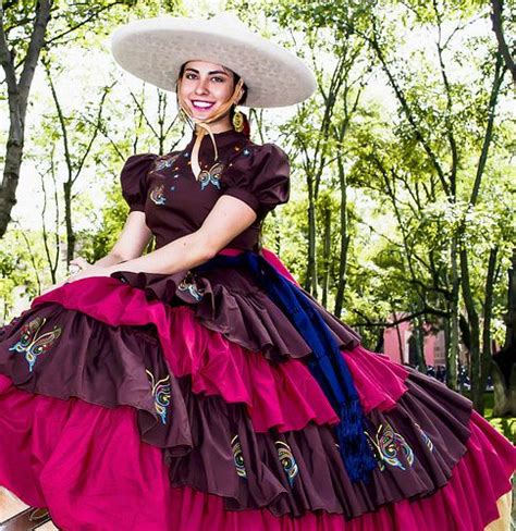 Escaramuza Charra Jalisco Dress Escaramuza Dresses Mexican Outfit