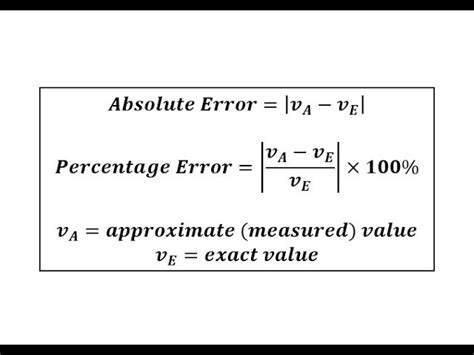 How To Calculate Ppm Error Relative Error Analalapa