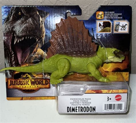 Jurassic World Park Dominion Ferocious Pack Dimetrodon Figure Toy Nib