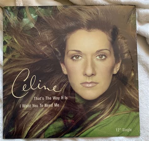 Celine Dion - That's The Way It Is / I Want You To Need Me 12" remix L – borderline MUSIC