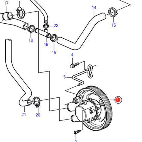 Seewasserpumpe Volvo Penta 21212799