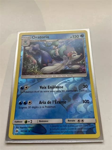 Carte Pokemon Oratoria 41149 Rare Reverse Soleil Et Lune 1 Sl1 Fr Neuf