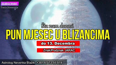 Šta nam donosi Pun Mjesec do 13 decembra 2023 Analiza za sve znakove