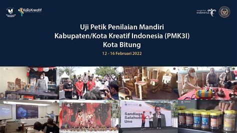 Kegiatan Uji Petik Penilaian Mandiri Kabupaten Kota Kreatif Indonesia