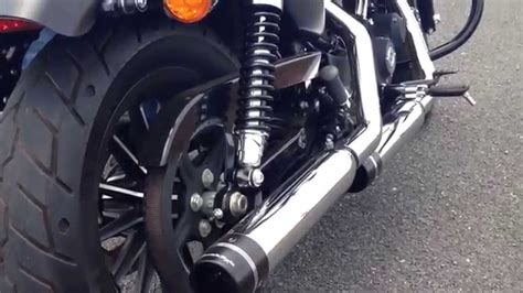 Harley Davidson Iron 883 Screaming Eagle Exhaust System Youtube