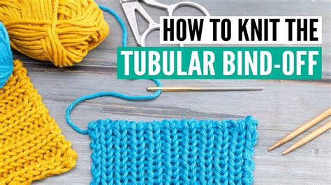 How To Knit The Tubular Bind Off Invisible Edge For 1x1 Rib Stitch