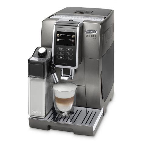 Delonghi Dinamica Plus Ecam T Bean To Cup Coffee Machine Titanium