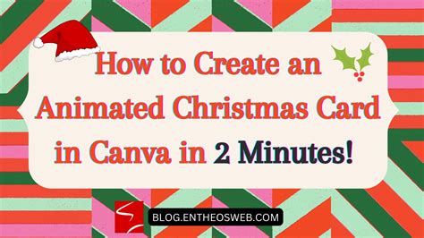 How To Create An Animated Christmas Card In Canva In 2 Minutes