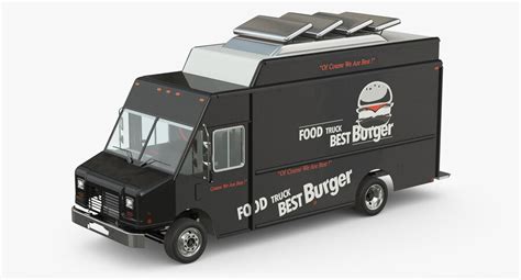 Food Truck Set 4 3D Model 119 Obj Fbx Max Free3D