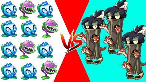 Every Team Plant Max Level Vs Team Zombie Weasel Hoarder Who Will Win