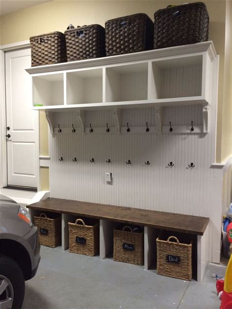 Mudroom Diy Garage Storage Mudroom Organization Diy Projects Garage