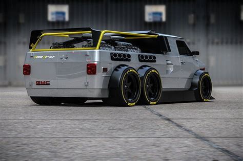 ArtStation Gmc Vandura Twin Engined Quad Charged Modified Cars