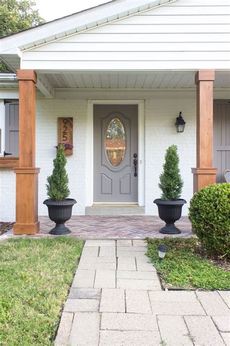 How To Wrap Existing Porch Columns In Stained Wood And Build A