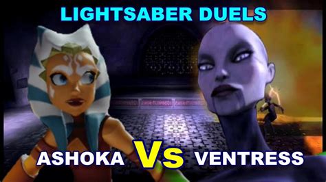 Lightsaber Duels Ashoka Tano Vs Asajj Ventress Youtube