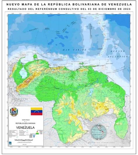 Esequibo Guayana Incluye Al Esequibo Así Luce El Nuevo Mapa De