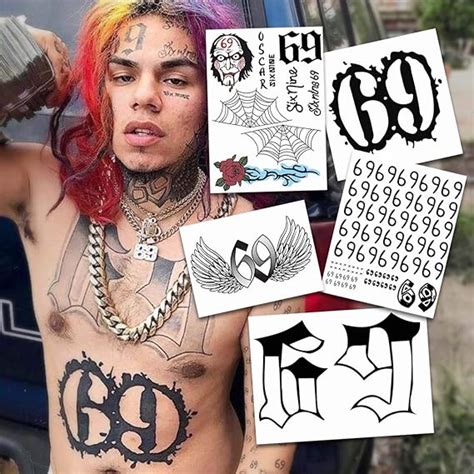 Amazon Bonus Pack Tekashi Ix Ine Temporary Tattoos Includes