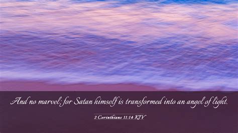 2 Corinthians 11 14 KJV Desktop Wallpaper And No Marvel For Satan