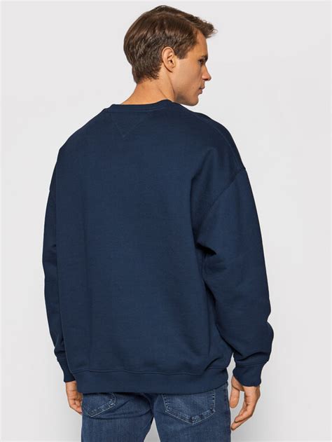 Tommy Jeans Sweatshirt Tjm Seasonal Straight Logo DM0DM10914 Bleu