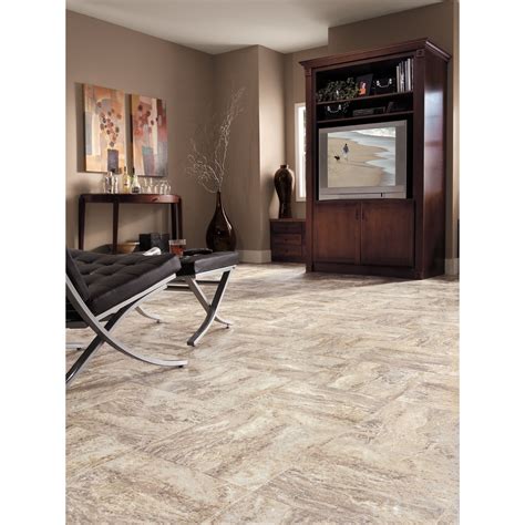 Congoleum DuraCeramic Roman Elegance 16" x 16" x 4.06mm Luxury Vinyl Tile in Warm Clay & Reviews ...