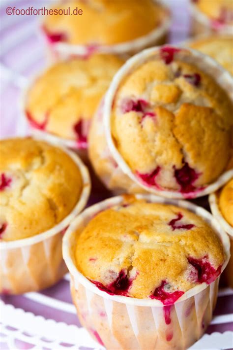 Einfache Saftige Johannisbeer Joghurt Muffins