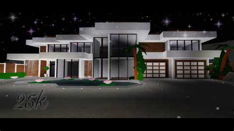 Read Comments Bloxburg Modern Mansion Exterior Only Speedbuild | Hot ...