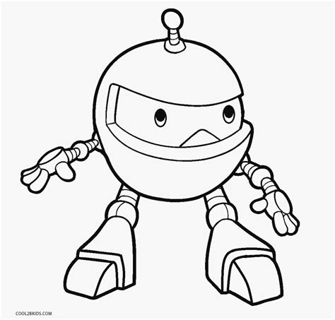 Free Printable Robot Coloring Pages For Kids