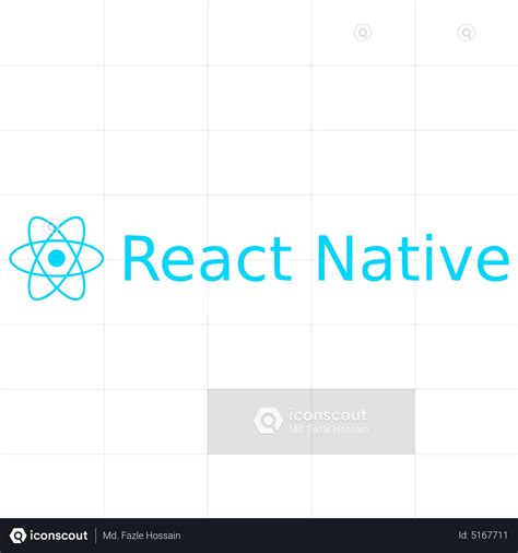 React Native Logo Logo Animated Icon download in JSON, LOTTIE or MP4 format