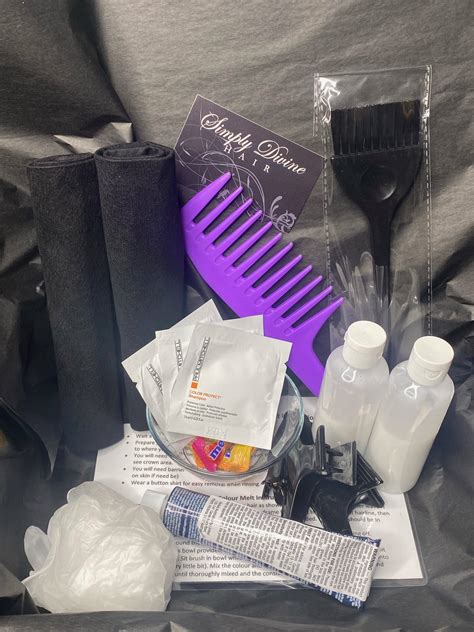 sdh colour hair diy kit colour melt