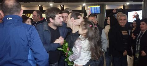 Gymnastics World Champion Artur Davtyan Gets Warm Welcome Home