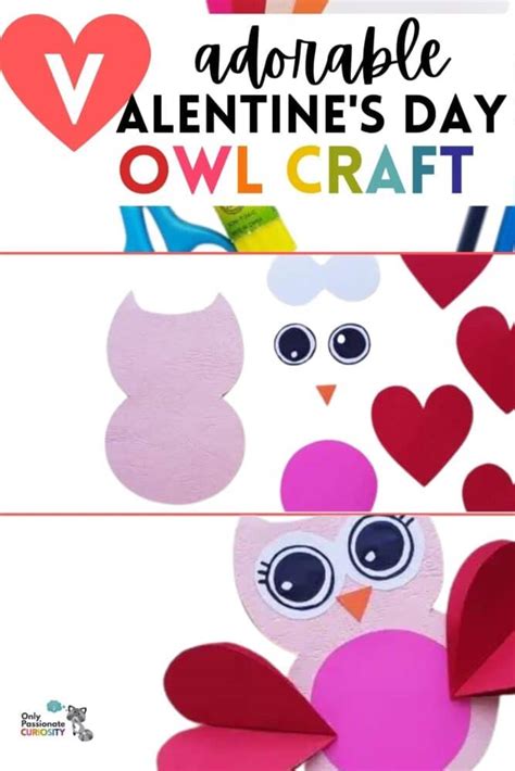 Adorable Valentines Day Owl Craft Only Passionate Curiosity