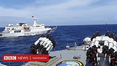 Kapal Perang TNI AL Usir Kapal Penjaga Pantai China Di Perairan Natuna