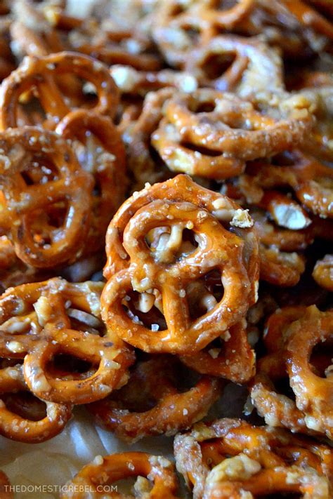 Butter Toffee Pretzels The Domestic Rebel