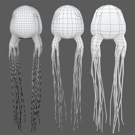 3D Box Jellyfish Cubozoa - Model - TurboSquid 1451178