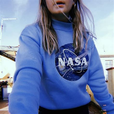 Nasa Starry Night Mocknecks Aesthentials Bff Hoodies Sweatshirts