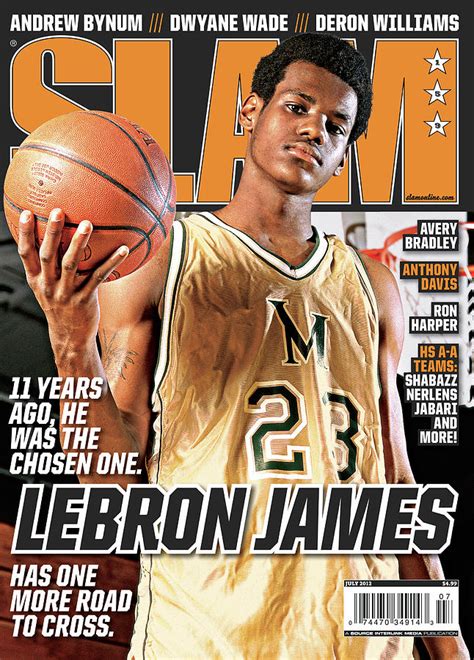 Lebron James: 11 Years Ago, he was the Chosen One. SLAM Cover by Atiba ...