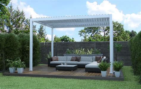 Pergola Bioclimatica X Bianco