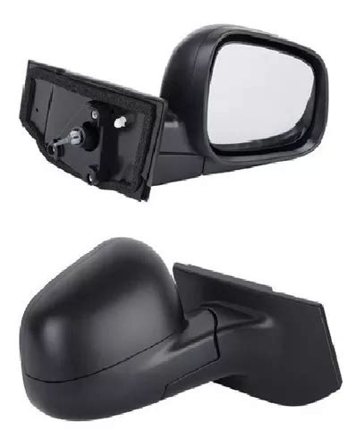 Espejo Retrovisor Manual Negro Corrugado Spark Classic 1 2