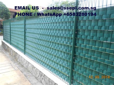 Vinyl Privacy Fence Weave Singapore Specialized Engineering Pte Ltd