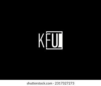 Kfu Logo Graphics Design Modern Sleek Stock Vector (Royalty Free ...