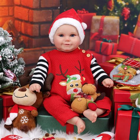 Babeside Maddy 20 Christmas Reborn Baby Doll Awake Infant Baby Girl