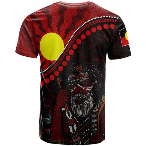 Buy Custom Australia Aboriginal T Shirt Indigenous People And Sun