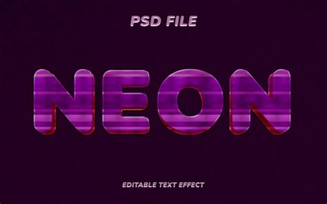 Efecto De Texto Psd D Editable Archivo Psd Premium