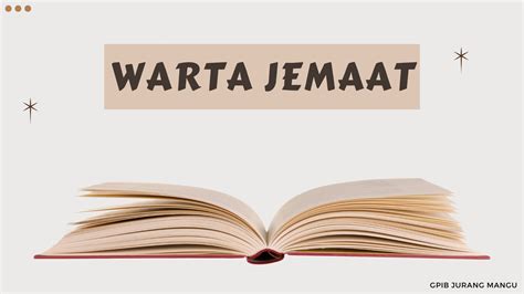 Warta Jemaat Gpib Jurang Mangu