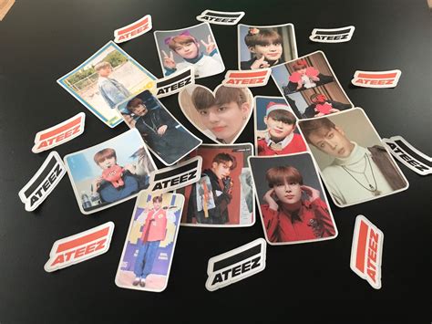 Ateez Sticker 12 Pack Etsy