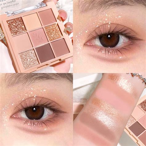 Transparent Transparent Nine Color Oatmeal Latte Eyeshadow Palette