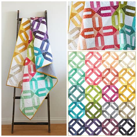 V and Co — Ombre Weave Ombre fabric quilt PDF pattern