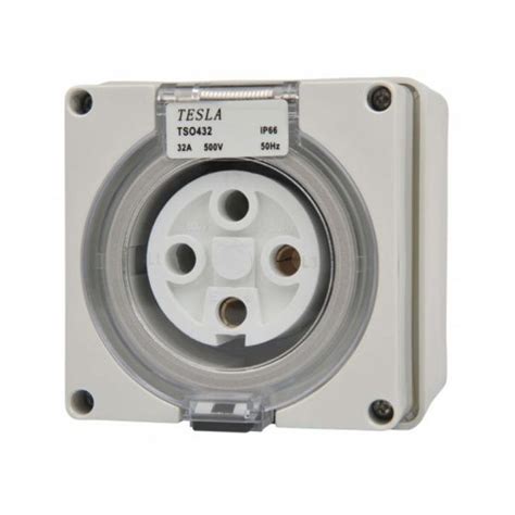 Socket Outlets IP66 32 4 Round Pin 500V